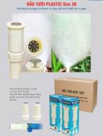 Đầu Tưới Nhựa phi 30 Plastic Javico - Đuôi Gắn Ống 30mm & 27mm - Giải Pháp Tưới Tiêu Hiệu Quả