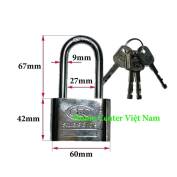 Ổ khóa càng dài có kích thước bề ngang của ổ là 60mm