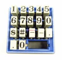 Bộ dấu số 17 số & ký tự XTENSIONS NUMBER - dùng trong công nghiệp