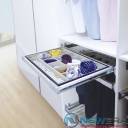 Khung rổ đựng đồ trang sức, thắt lung, cà vạt, quần áo lót  giảm chấn rộng 744-864mm