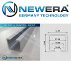 Ray trượt cửa trượt gấp NewEra dài 2m NE801GT1