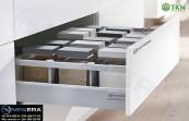 Ngăn kéo tủ bếp NewEra nâng cấp mở toàn phần giảm chấn, 30kg