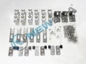 Phụ kiện cửa trượt lùa 3 cánh bán tự động không giảm chấn (các cánh mở hoặc đóng từng cánh)