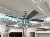 Quạt trần trang trí NewEra inox 304 dài 670mm NE8329W52H670