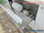 Giá để bát đĩa, xoong nồi NewEra 750mm nan dẹt inox 304 NE689.750P