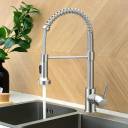 Vòi chậu rửa bát NewEra dây rút inox 304 màu Chrome NE99K55C