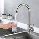 Vòi chậu rửa bát NewEra inox 304 2 đường nóng lạnh NE99K11N