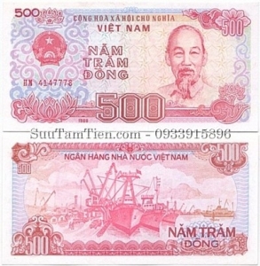 500 Dong 1988 Size số seri nhỏ