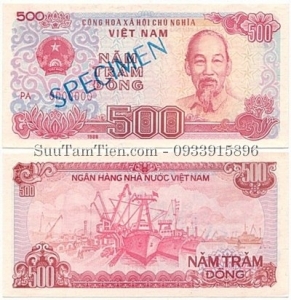 500 Dong 1988 SPECIMEN