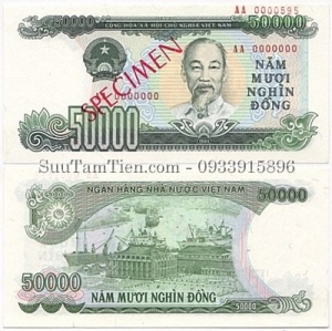 50000 Dong 1994 SPECIMEN