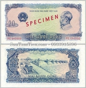 VIỆT NAM 20 ĐỒNG 1976 SPECIMEN