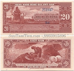 VNCH 20 Dong Xe Bò 1962 XF