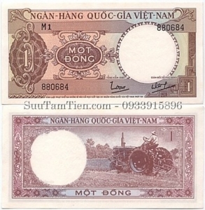 VNCH 1 ĐỒNG 1964 AUNC