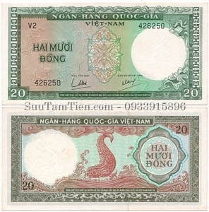 VNCH 20 ĐỒNG 1964 XF