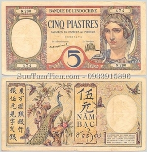 5 Piastres 1926