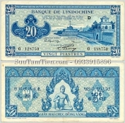 P-65 20 Piastres 1942-1945