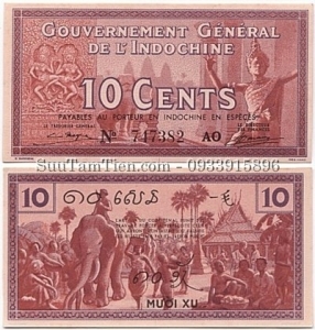 P-85c 10 Cents 1939