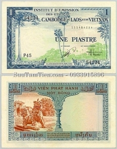 P-105 1 Piastre 1954 VietNam