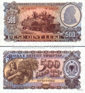 MS5: Albani - 500 Leke - UNC - 1957