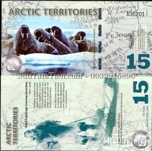 Arctic Territories 15 Polar Dollars 2011