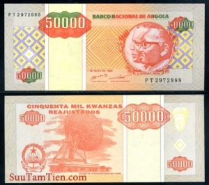 MS 9.2 M: Angola  50,000 KWANZAS 1995 - UNC