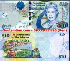 Bahamas 10 Dollar 2005