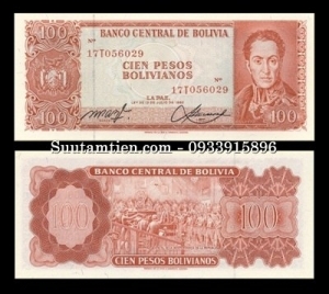 Bolivia 100 Bolivianos 1962