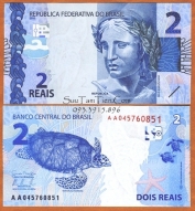 Brazil, 2 Reais, 2010 (2013), P-New, AA-Prefi