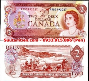 Canada 2 dollar 1974