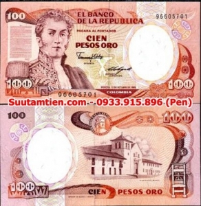 Colombia 100 pesos 1985