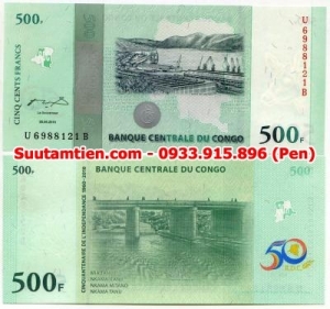 Congo 500 Francs 2010