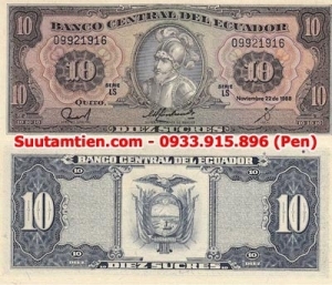 Ecuador 10 Sucres 1988
