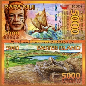 Easter Island, 5000 (5000) Rongo, 2012, Polym