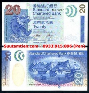Hongkong 20 dollar 2003 UNC