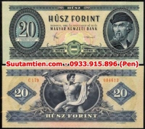Hungary 20 forint 1980