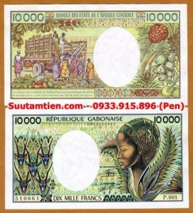 Gabon 10000 Francs 1984
