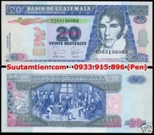 Guatemala 20 Quetzales 2007 UNC