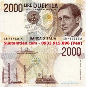 Ý - Italy 2000 Lire 1990