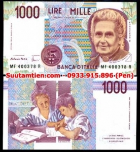 Italy 1000 lire 1990