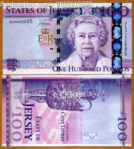 Jersey 100 Pound 2012 Tiền kỷ niệm 60