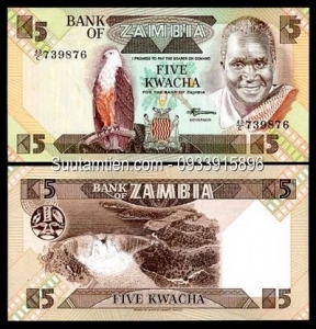 Zambia 5 Kwacha 1980