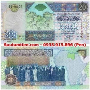 Libya 20 Pounds 2002