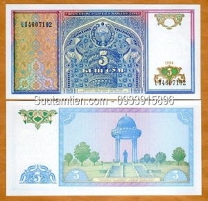 Uzbekistan 5 sum 1994