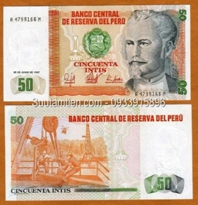 Peru 50 Intis 1987