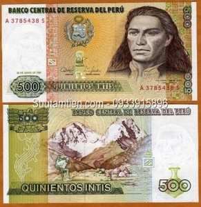 Peru 500 Intis 1987