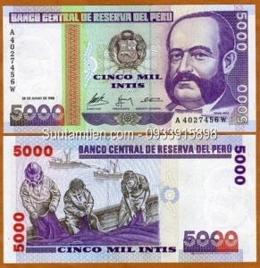 Peru 5000 Intis 1988