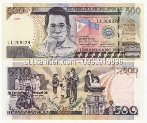 Philippines 500 Piso 2009