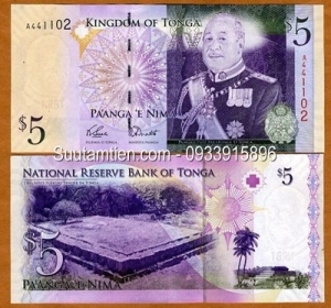 Tonga 5 pa'anga 2009