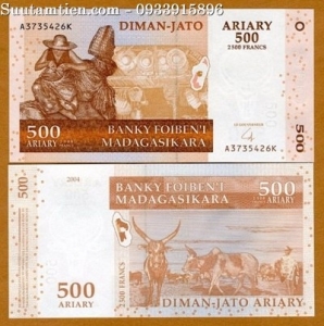 Madagascar 500 Ariary 2004