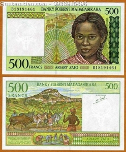 Madagascar 500 Francs 1994
